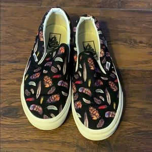 Slip-on Feather Print Vans